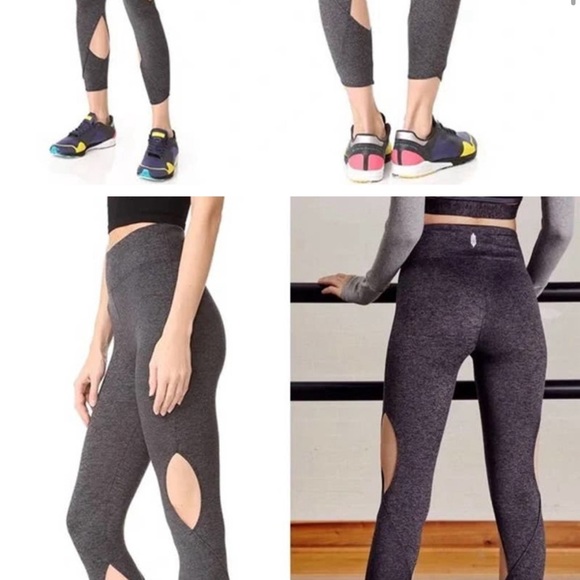 Free People Movement Halo cutout workout yoga leggings in grey medium - Picture 4 of 4